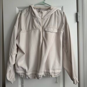 Athleta Off-White Fleece Jacket